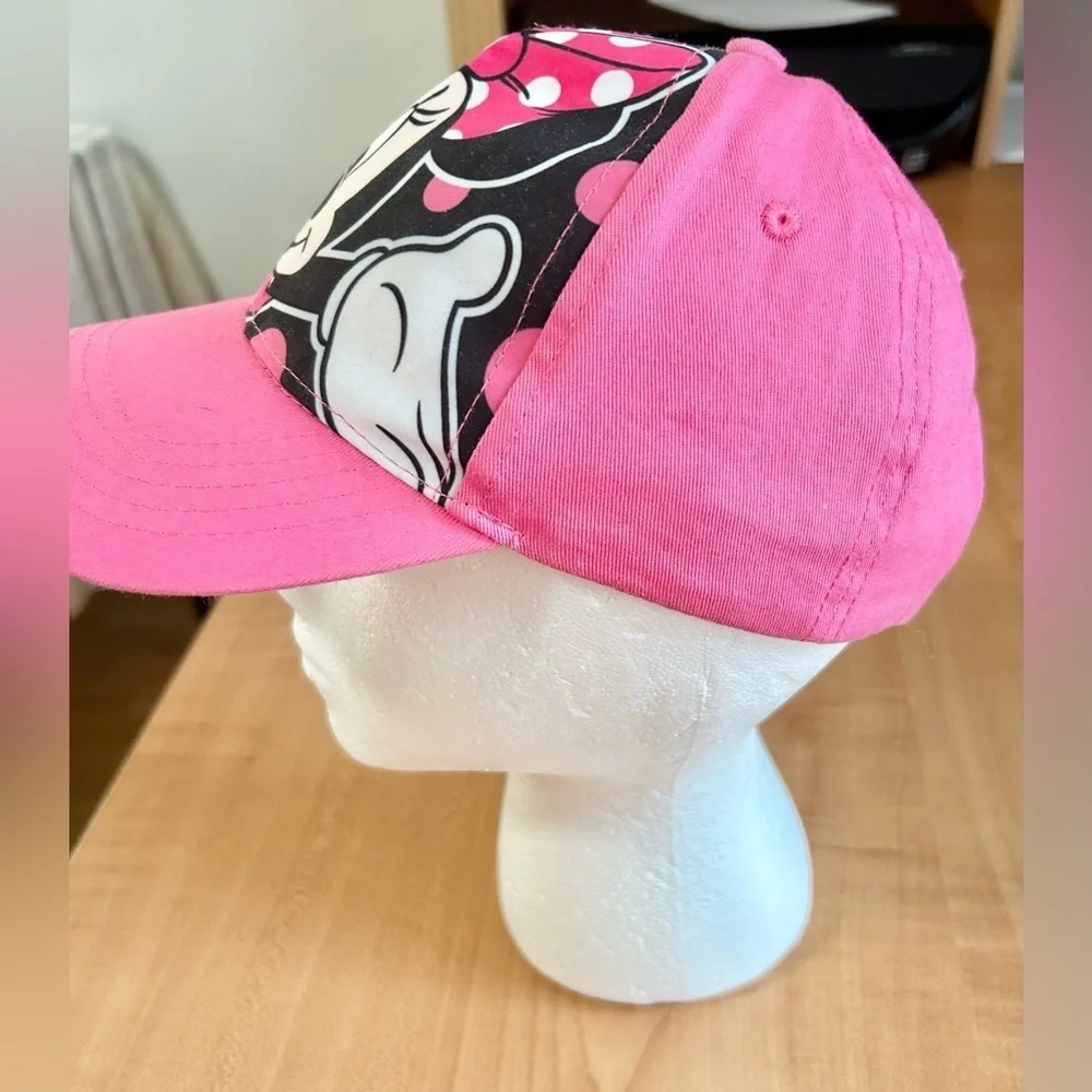Disney Minnie mouse baseball hat cap adjustable back